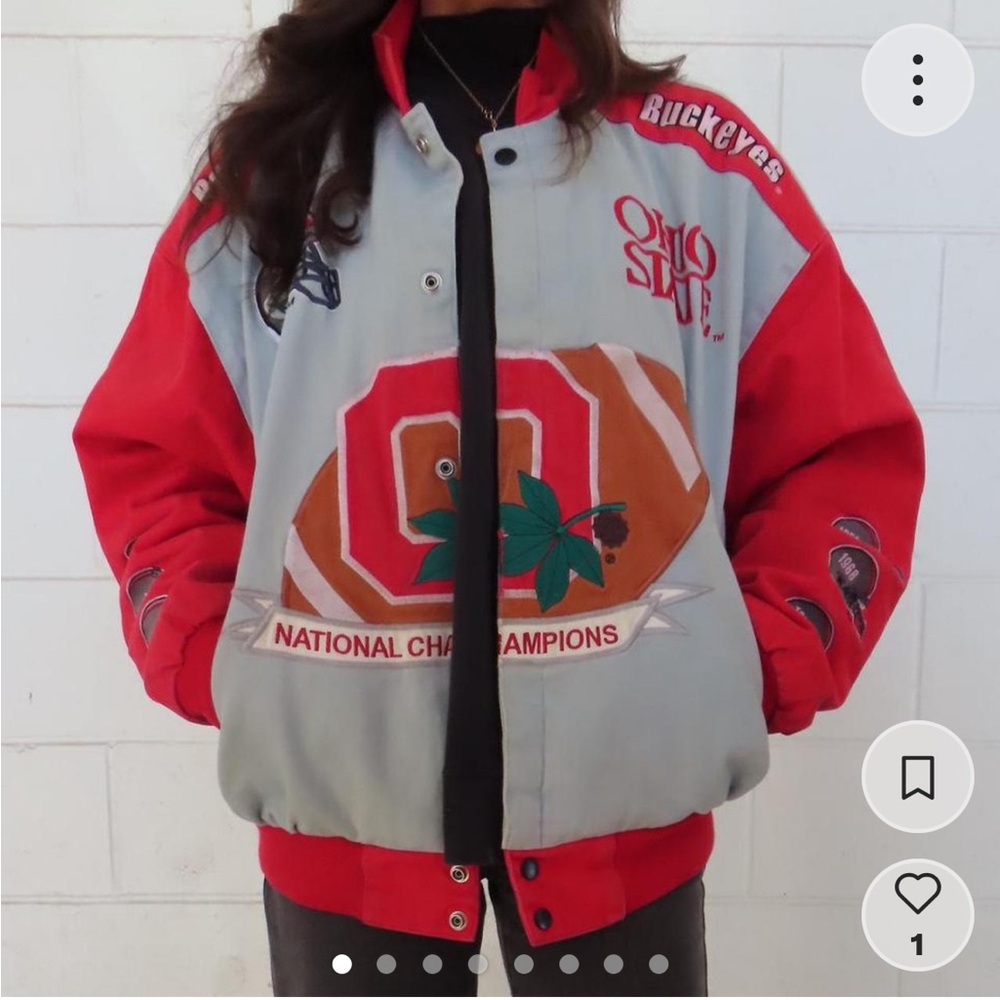 VINTAGE OHIO STATE NATIONAL CHAMPIONS JACKET (2008)